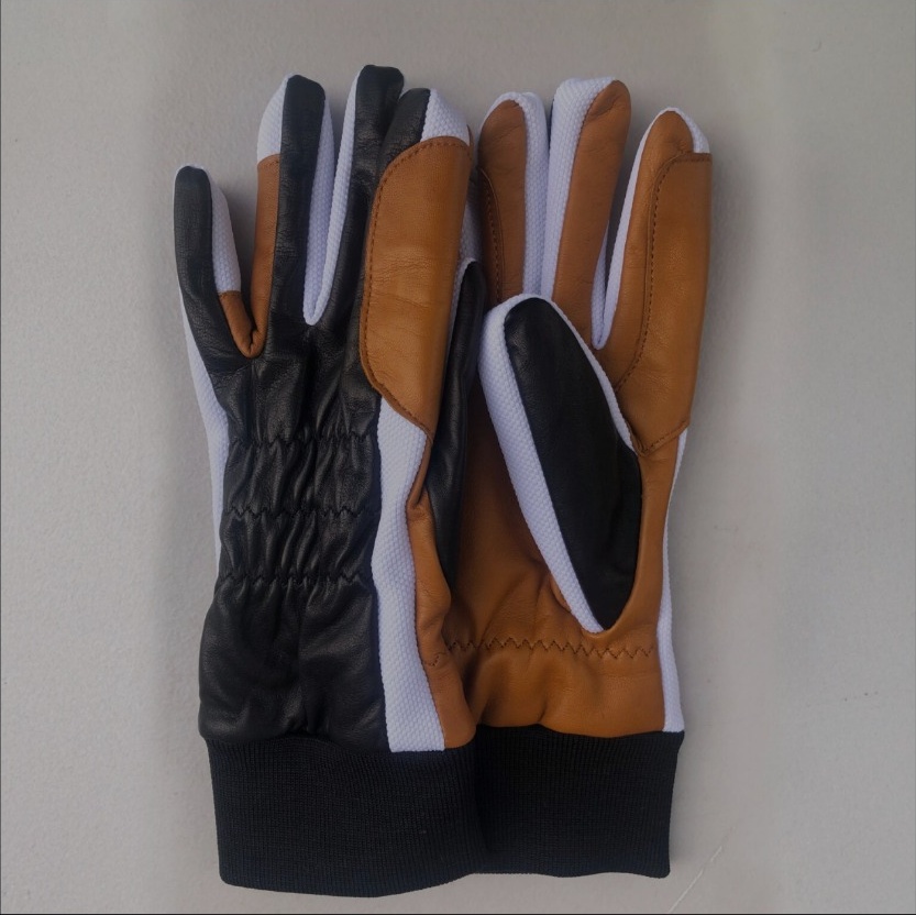 Cincinnati-Inspired Signature Leather equestrian gloves